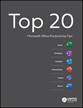 Top 20 Microsoft Productivity Tips ebook