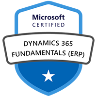 Microsoft Certified: Dynamics 365 Fundamentals (ERP)