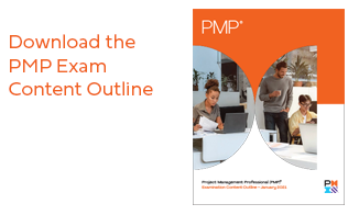 Download the PMP content outline